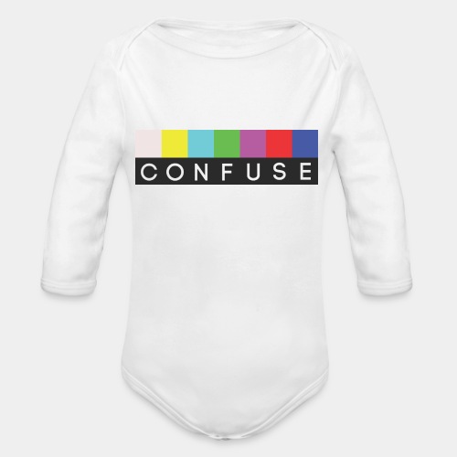 CONFUSE Brand - Organic Long Sleeve Baby Bodysuit