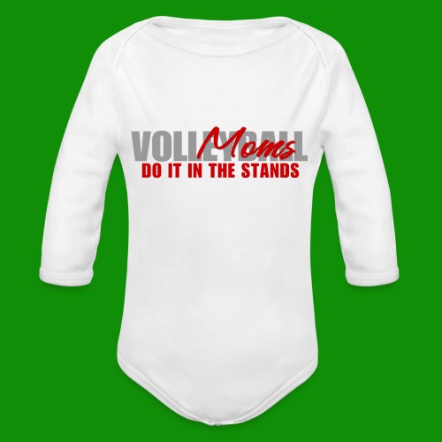 Volleyball Moms - Organic Long Sleeve Baby Bodysuit