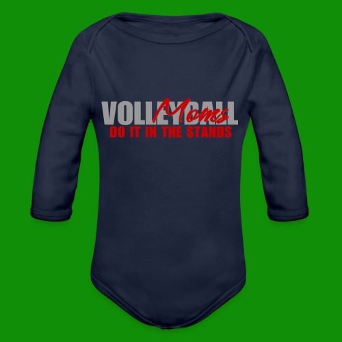 Volleyball Moms - Organic Long Sleeve Baby Bodysuit
