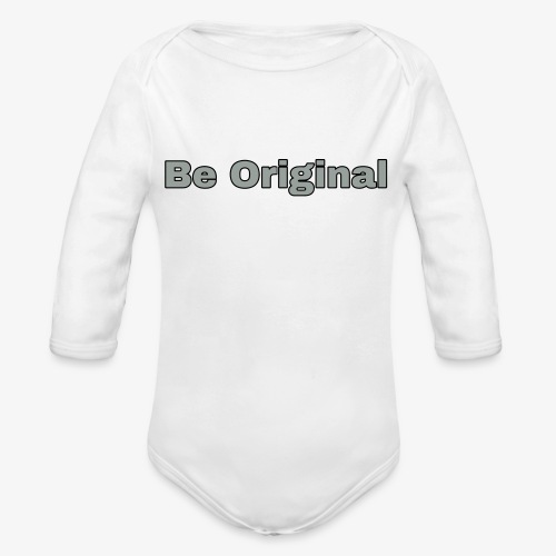 Be Original - Organic Long Sleeve Baby Bodysuit