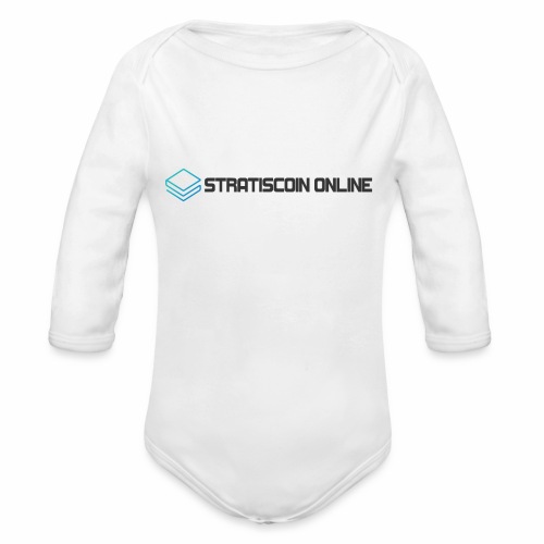 stratiscoin online dark - Organic Long Sleeve Baby Bodysuit