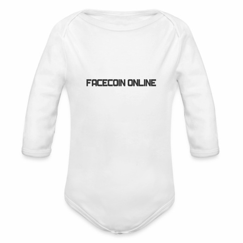 facecoin online dark - Organic Long Sleeve Baby Bodysuit