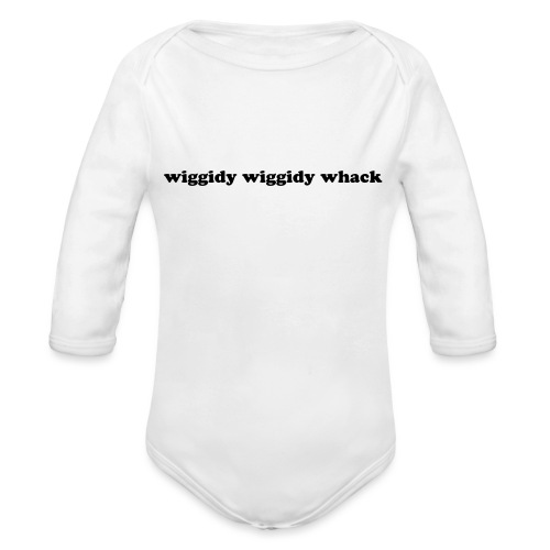 Wiggidy Whack - Organic Long Sleeve Baby Bodysuit