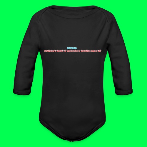 my original quote - Organic Long Sleeve Baby Bodysuit
