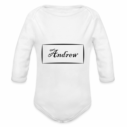 Andrew - Organic Long Sleeve Baby Bodysuit