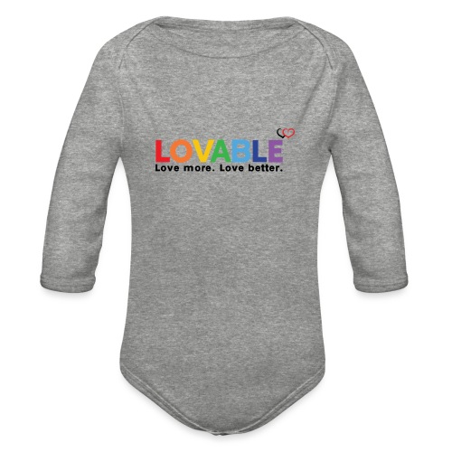 Loveable - Organic Long Sleeve Baby Bodysuit