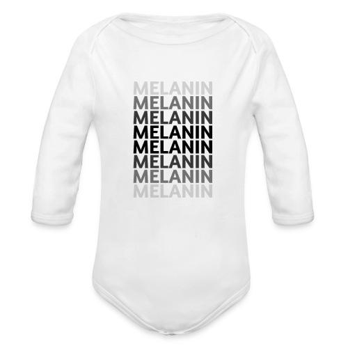 Shades of Melanin - Organic Long Sleeve Baby Bodysuit