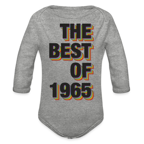 The Best Of 1965 - Organic Long Sleeve Baby Bodysuit