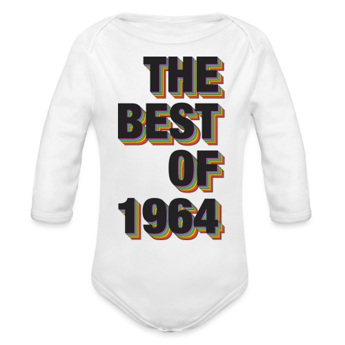 The Best Of 1964 - Organic Long Sleeve Baby Bodysuit