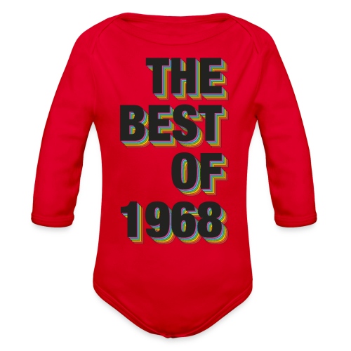 The Best Of 1968 - Organic Long Sleeve Baby Bodysuit