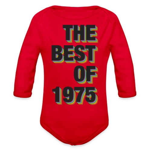 The Best Of 1975 - Organic Long Sleeve Baby Bodysuit