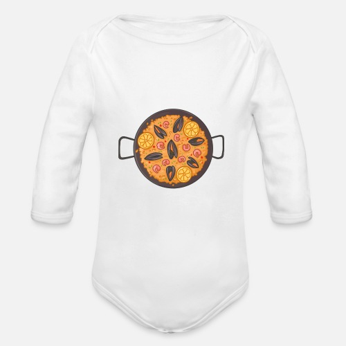 Paella - Organic Long Sleeve Baby Bodysuit