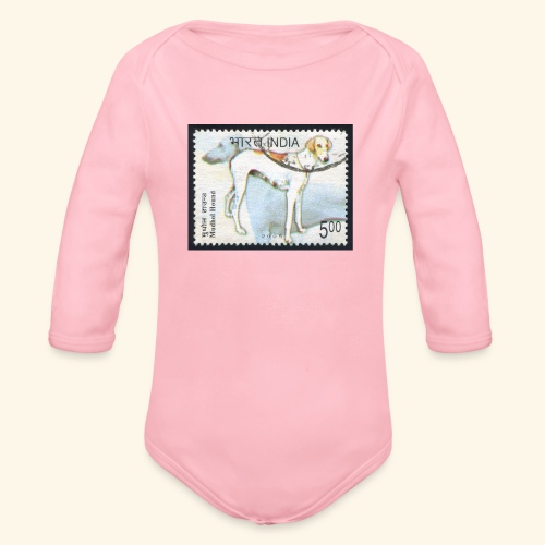 India - Mudhol Hound - Organic Long Sleeve Baby Bodysuit