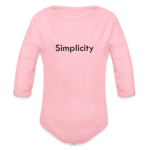 Simplicity - Organic Long Sleeve Baby Bodysuit