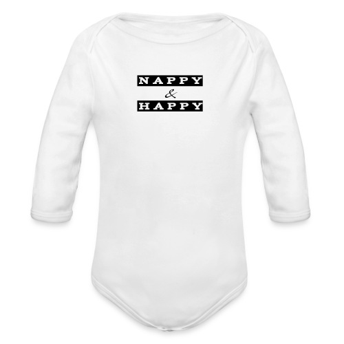 Nappy and Happy - Organic Long Sleeve Baby Bodysuit