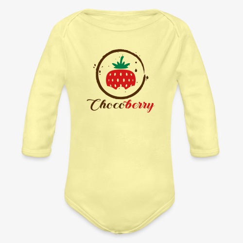 Chocoberry - Organic Long Sleeve Baby Bodysuit
