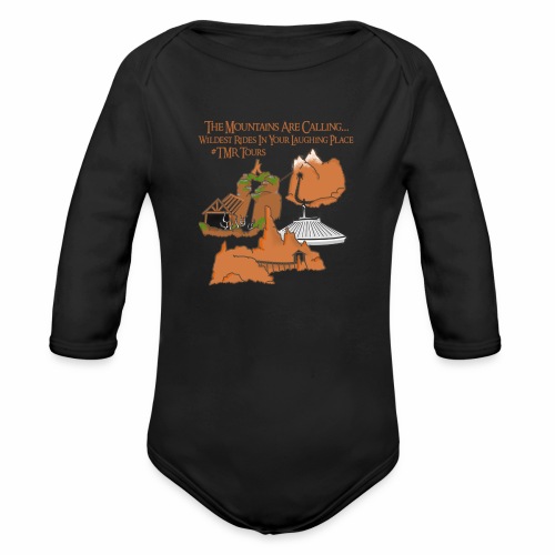 Mountains Are Calling - TMR - Organic Long Sleeve Baby Bodysuit
