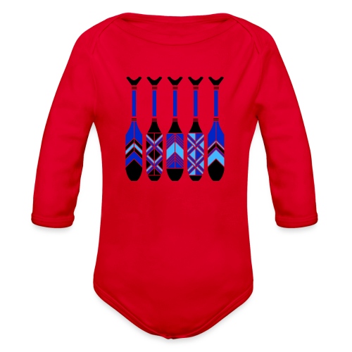 Umbelas Pataxo1 - Organic Long Sleeve Baby Bodysuit