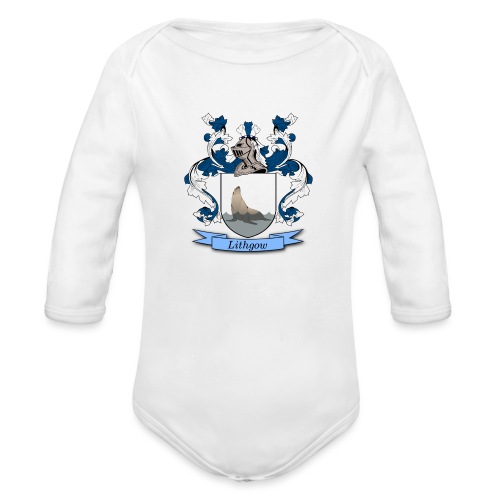 Lithgow Family Crest - Organic Long Sleeve Baby Bodysuit