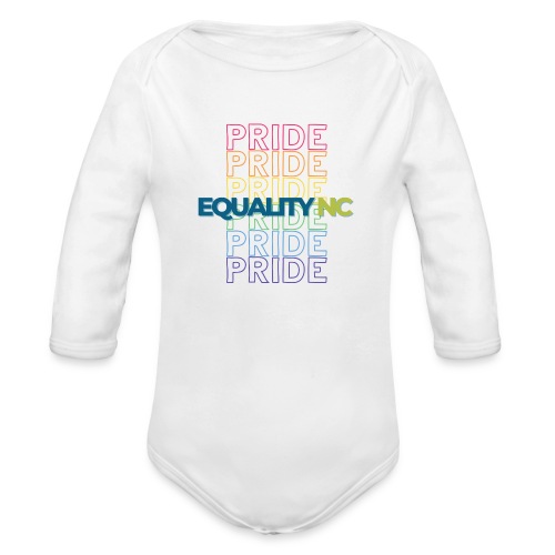 Pride in Equality June 2022 Shirt Design 1 2 - Organic Long Sleeve Baby Bodysuit