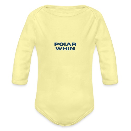 PoIarwhin Updated - Organic Long Sleeve Baby Bodysuit