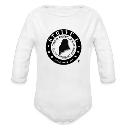 STRIVE U Emblem - Organic Long Sleeve Baby Bodysuit