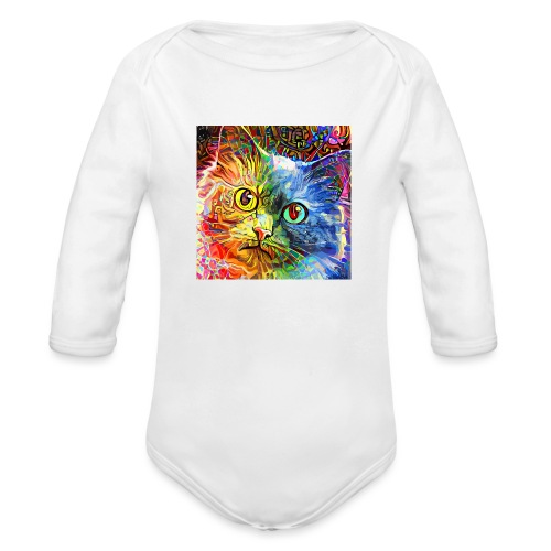 cat 6586888 1920 - Organic Long Sleeve Baby Bodysuit