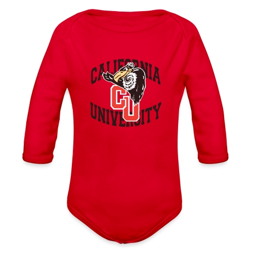 California University Merch - Organic Long Sleeve Baby Bodysuit