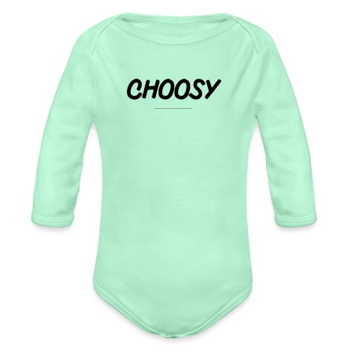 Choosy Album Art - Organic Long Sleeve Baby Bodysuit