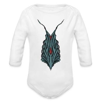 Untitled283_20260807023626 - Organic Long Sleeve Baby Bodysuit - white - Front