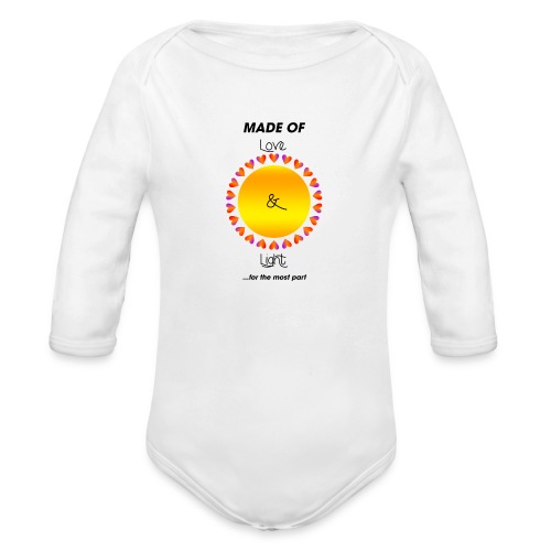 Made of Love & Light...for the most part - Organic Long Sleeve Baby Bodysuit