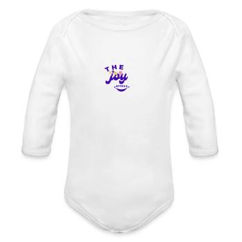 Spread Joy - Organic Long Sleeve Baby Bodysuit - white - Front