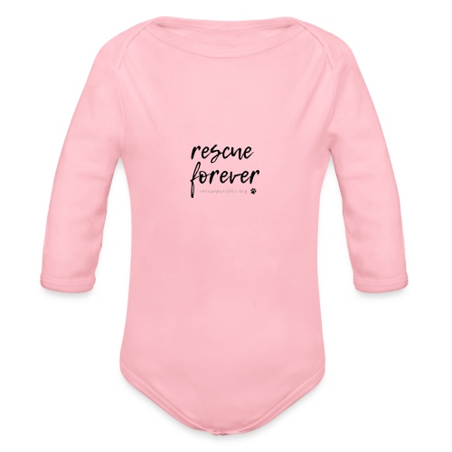 Rescue Forever - Organic Long Sleeve Baby Bodysuit