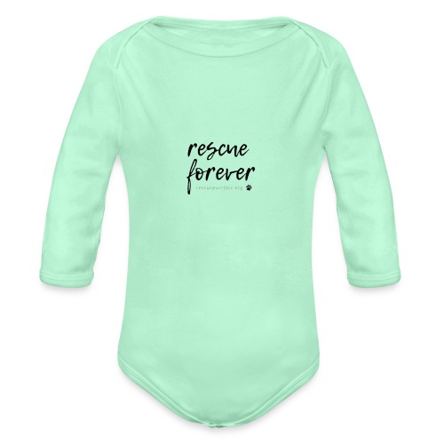 Rescue Forever - Organic Long Sleeve Baby Bodysuit