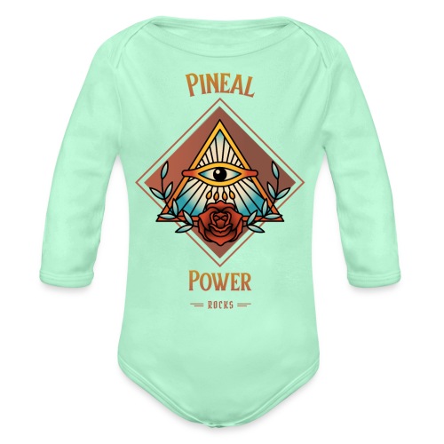 Pineal Power - Organic Long Sleeve Baby Bodysuit
