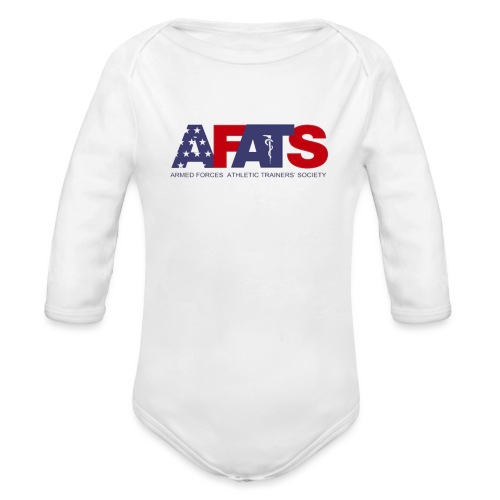 AFATS Logo - Organic Long Sleeve Baby Bodysuit