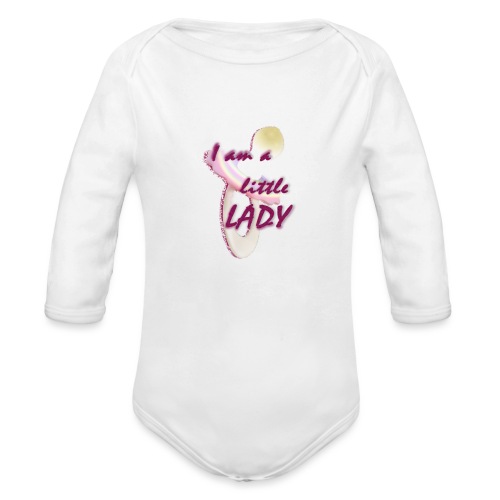 Little Lady - Organic Long Sleeve Baby Bodysuit