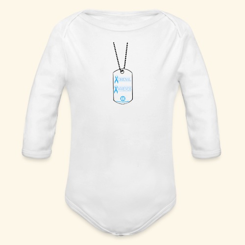 adrenal tag shirt - Organic Long Sleeve Baby Bodysuit
