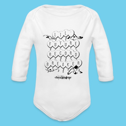 Lil Future ReacordBreaker - Organic Long Sleeve Baby Bodysuit