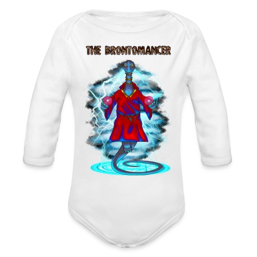 Brontomancer - Organic Long Sleeve Baby Bodysuit