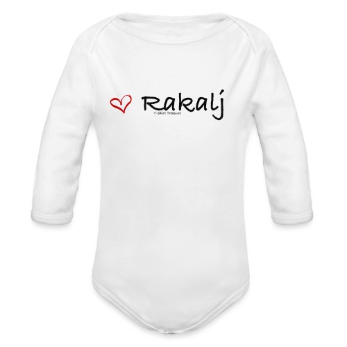 I love Rakalj - Organic Long Sleeve Baby Bodysuit