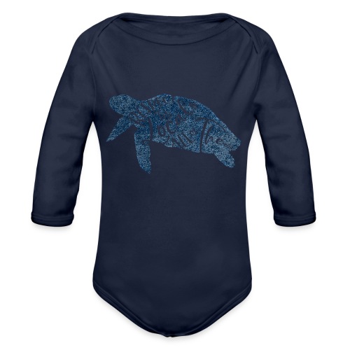 Respect The Locals_Turtles - Organic Long Sleeve Baby Bodysuit