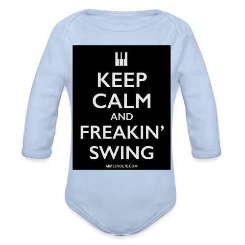 freakin swing - Organic Long Sleeve Baby Bodysuit