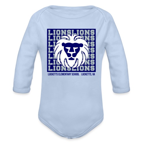 Lions Lions Lions - Organic Long Sleeve Baby Bodysuit