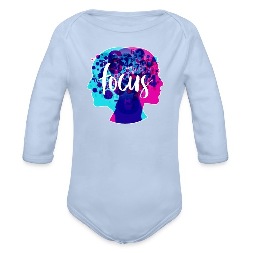 Creative focus - Organic Long Sleeve Baby Bodysuit