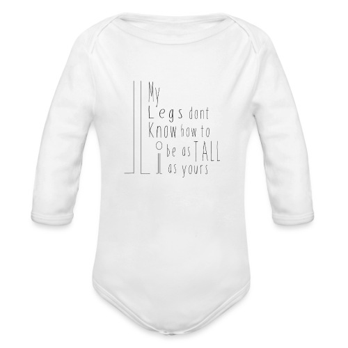 My-Legs - Organic Long Sleeve Baby Bodysuit