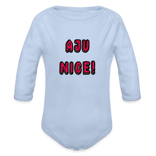 Aju Nice! Seventeen - Organic Long Sleeve Baby Bodysuit