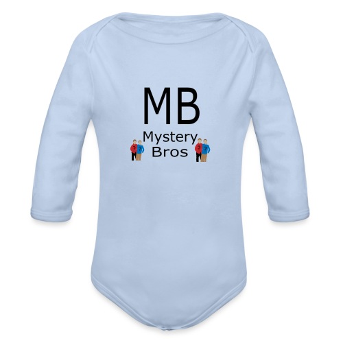 Mystery Bros T-Shirt Logo - Organic Long Sleeve Baby Bodysuit
