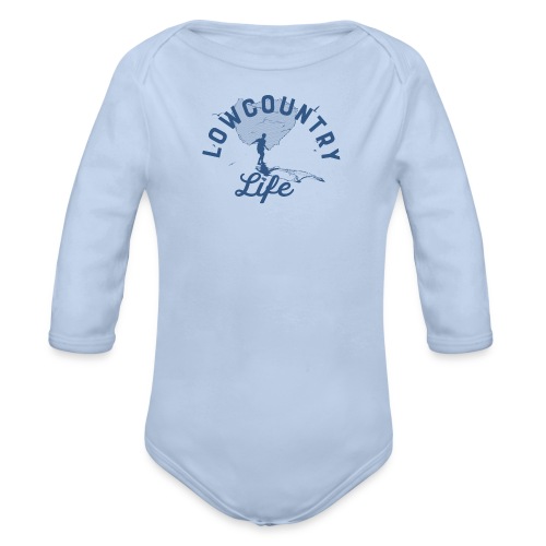 Lowcountry Life 02B - Organic Long Sleeve Baby Bodysuit