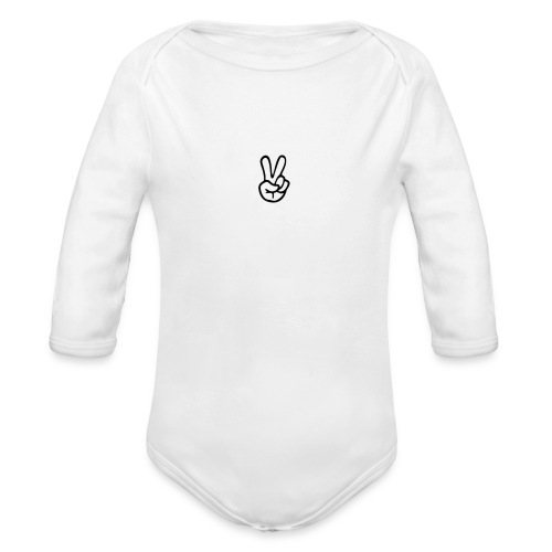 Peace J - Organic Long Sleeve Baby Bodysuit